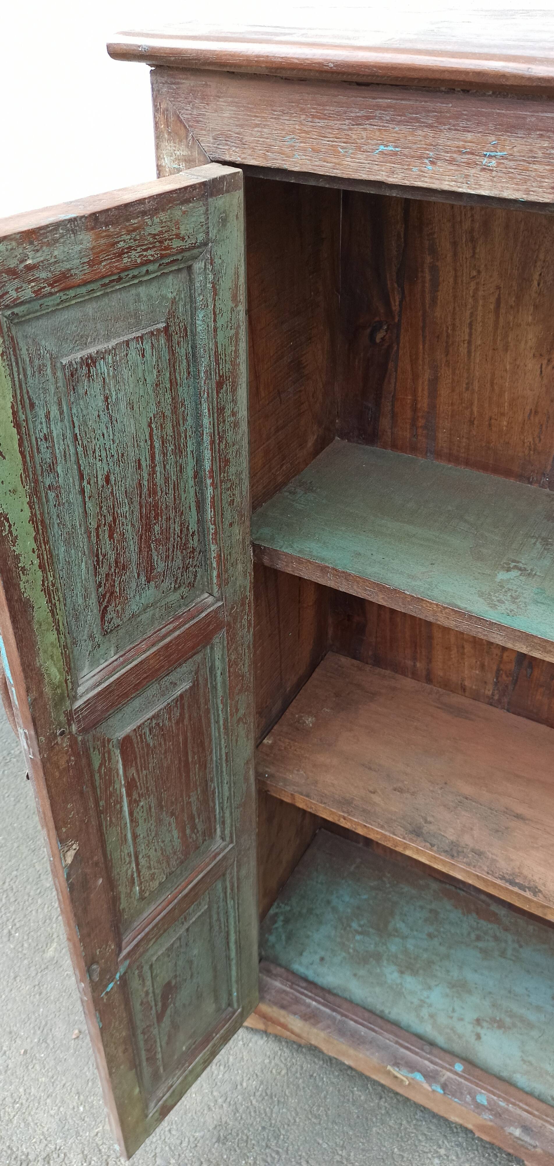 Old wooden wardrobe