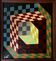 1970s tableau "Tribute to Vasarely", signed