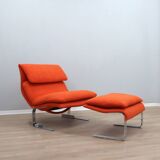 Giovanni Offredi for Saporiti Wave Lounge Chair, 1970s