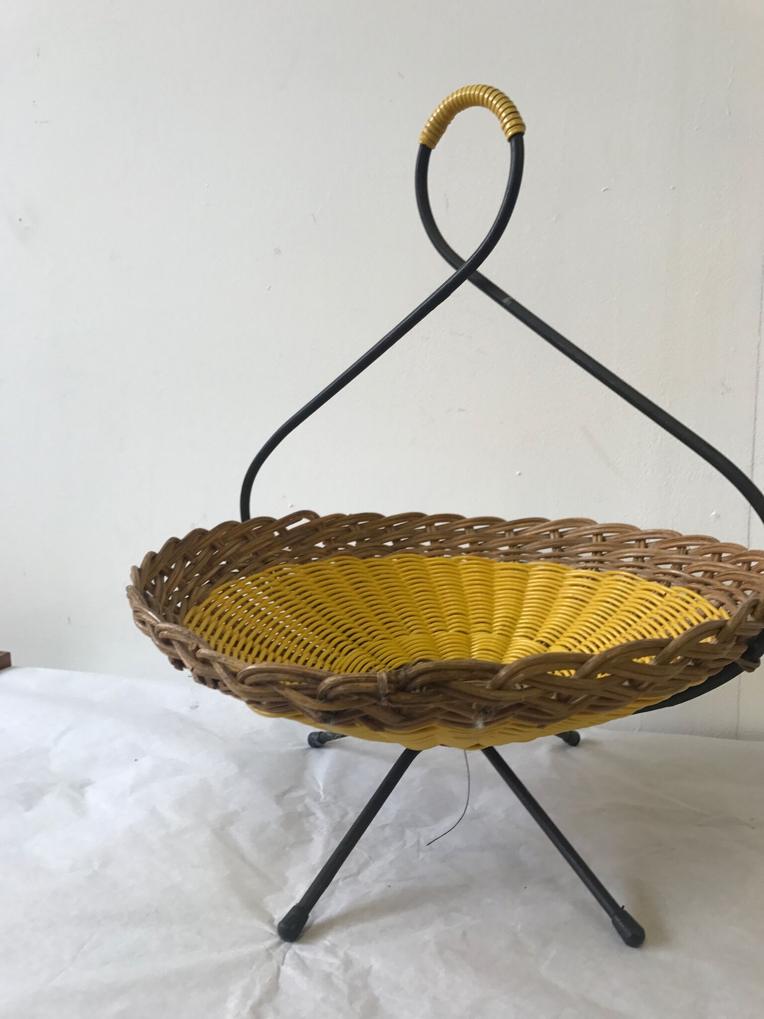 Scoubidou vintage fruit basket
