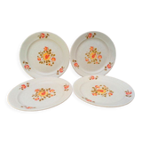 Floral plates sandstone St Amand Bergen