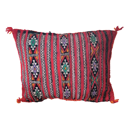 Moroccan Red Kilim Cushion