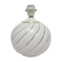 Ceramic lamp white and gold Italian design 70s / 80s