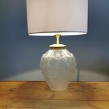 Art Deco lamp in polished glass