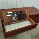 Scandinavian teak chest of drawers