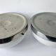 Set of Two Rare Chrome Bauhaus Flush Mount, Ceiling or Wall Lamps, 1930s