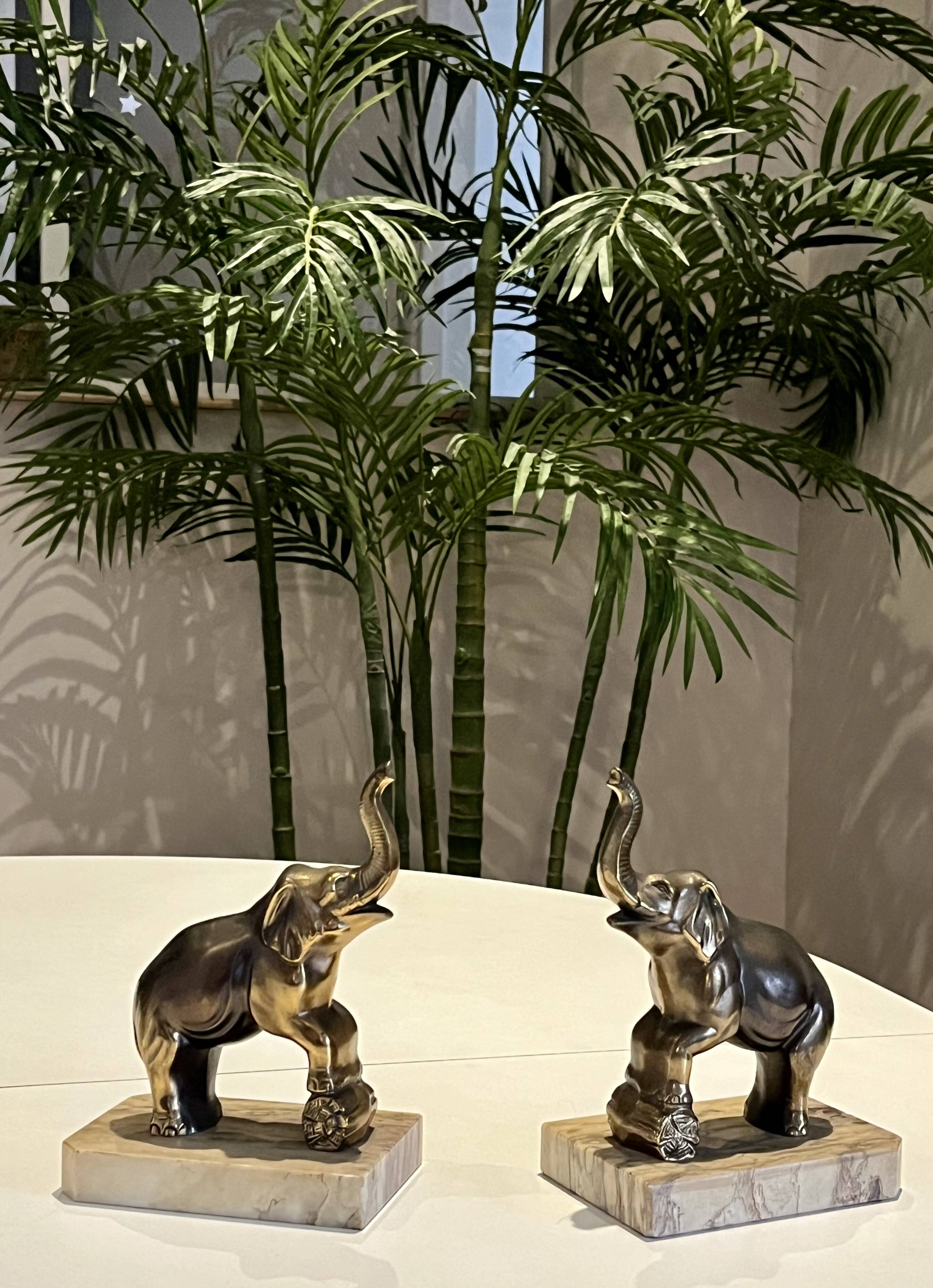 Elephant bookends - Art Deco - Very good condition