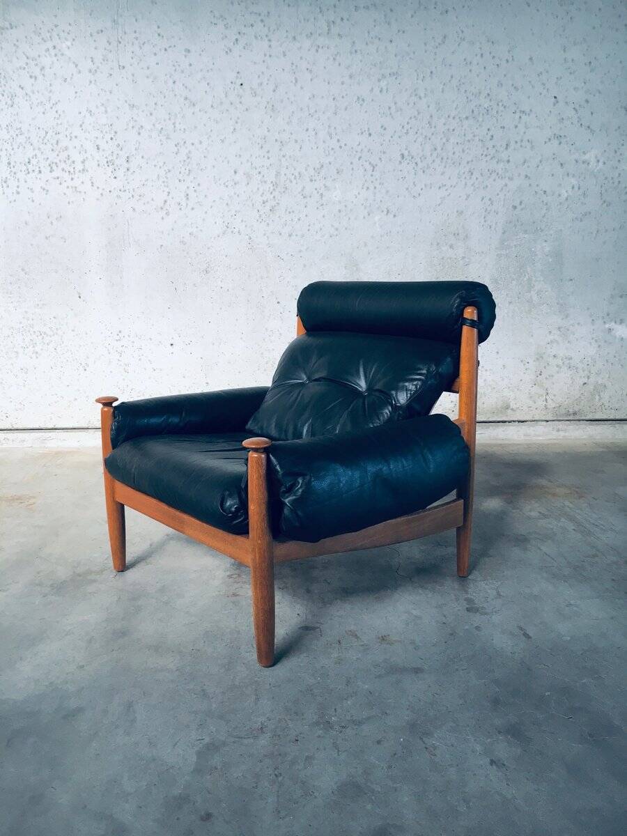 Scandinavian lounge chairs attributed to Eric Merthen for Ire Möbler, Sweden, 1960s, set of 2.