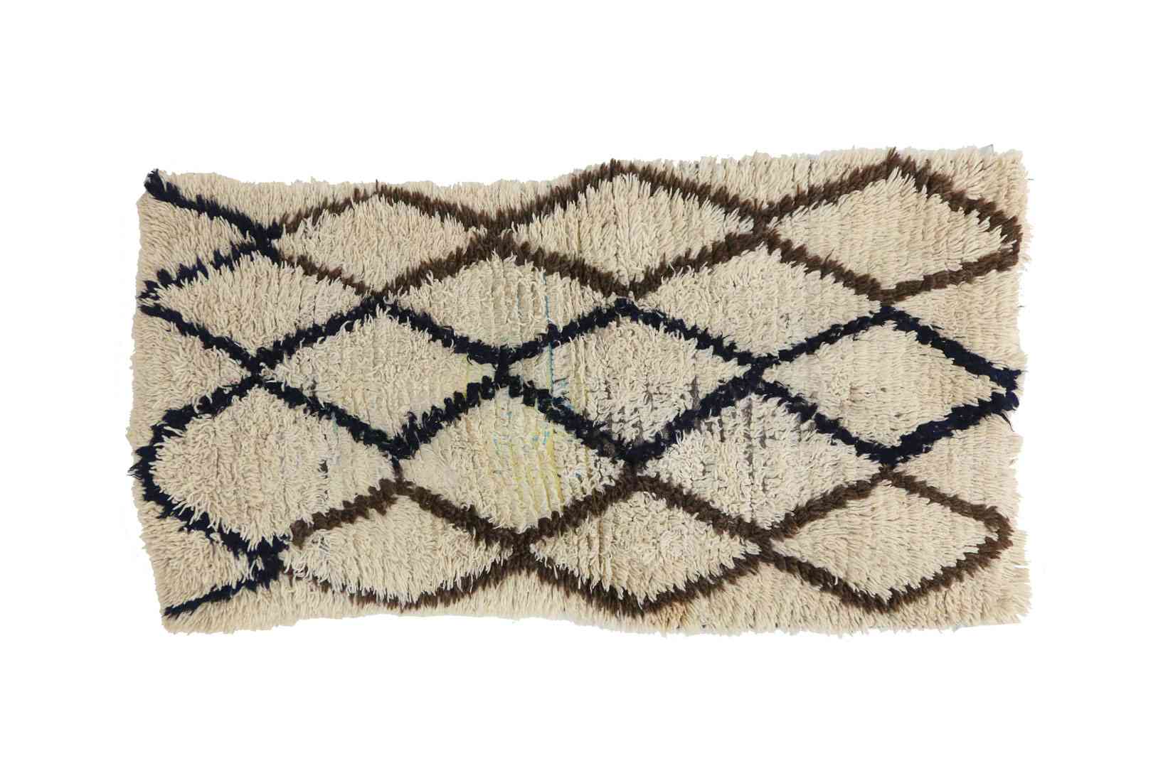 Tapis marocain beni ouarain 93 x 173 cm