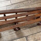 Portemanteau mural vintage en bois brut