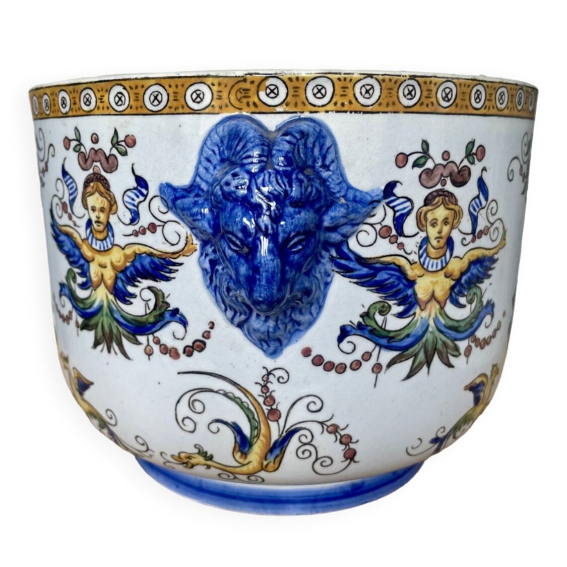 Gien porcelain planter