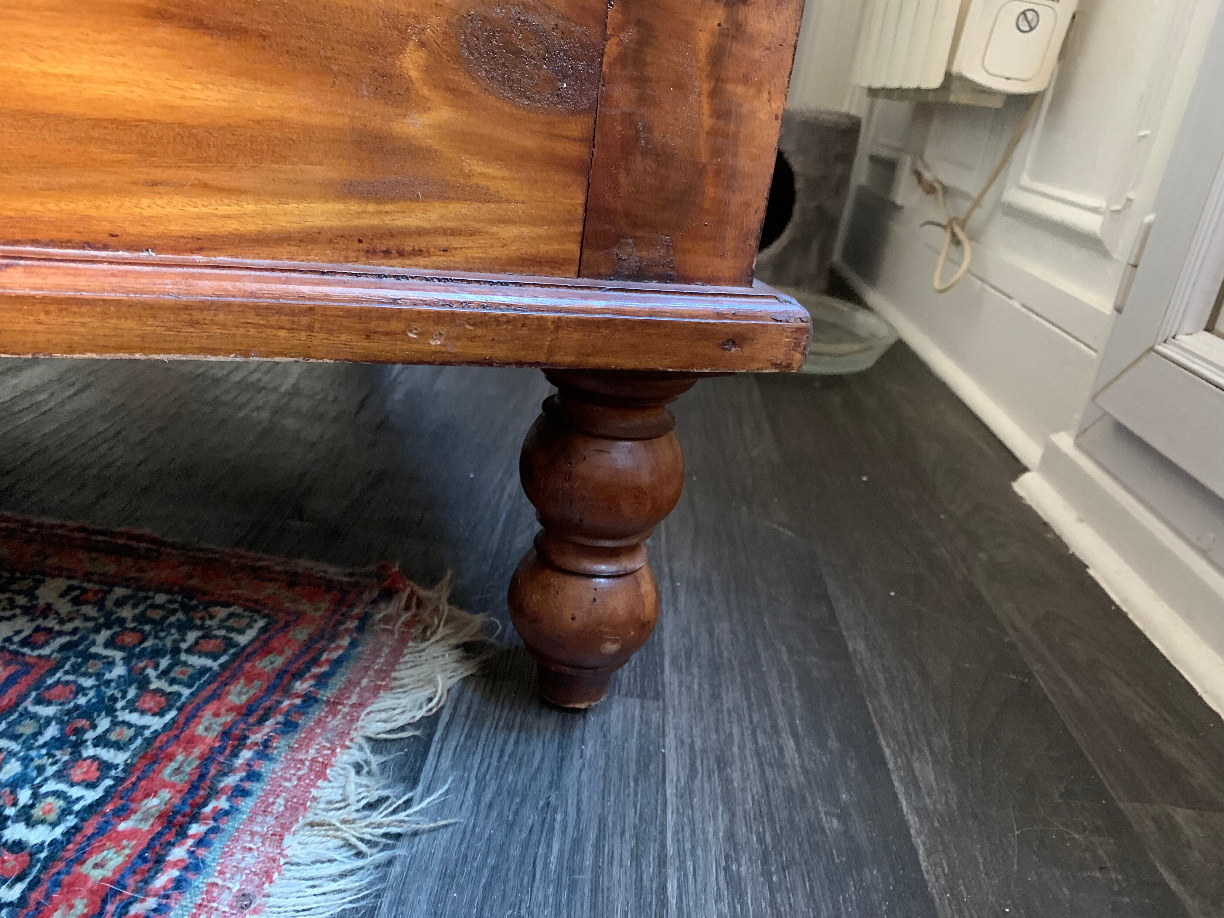 Solid wood coffee table