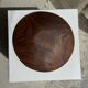 Small circular teak monoxyle pocket tray D25 H7