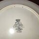 Faience plate in Longwy enamels signed Léa Valenti representing Fruits