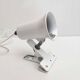 Spot lamp with clamp Lita metal white
