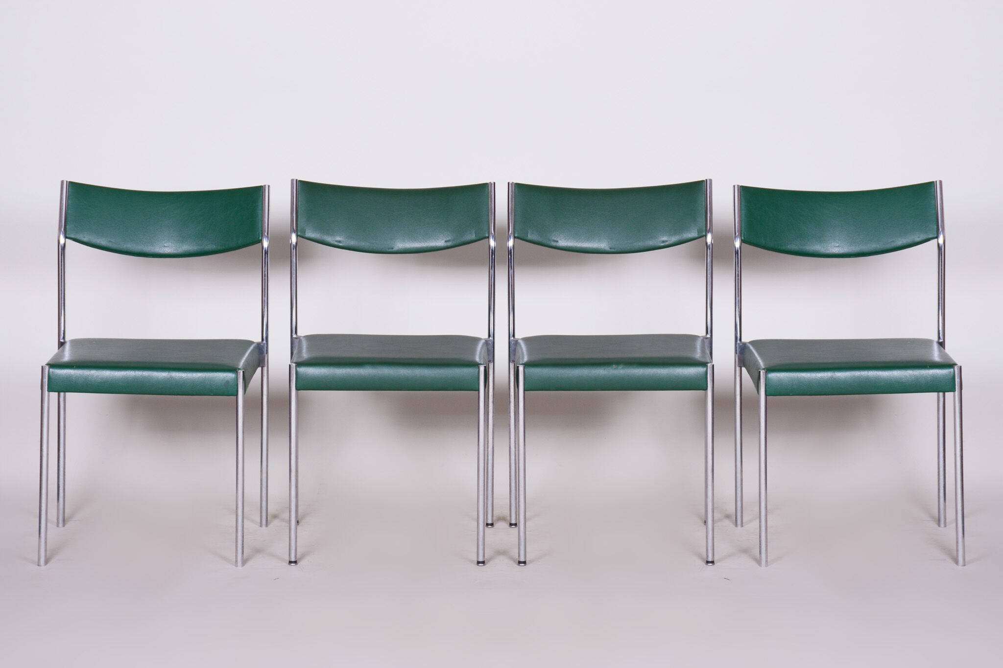 Four Mid Century Dining chairs - 1950s Central Europe