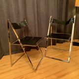 A pair of Elios chairs by Fontoni & Geraci, Italy, 1960s