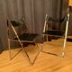 A pair of Elios chairs by Fontoni & Geraci, Italy, 1960s