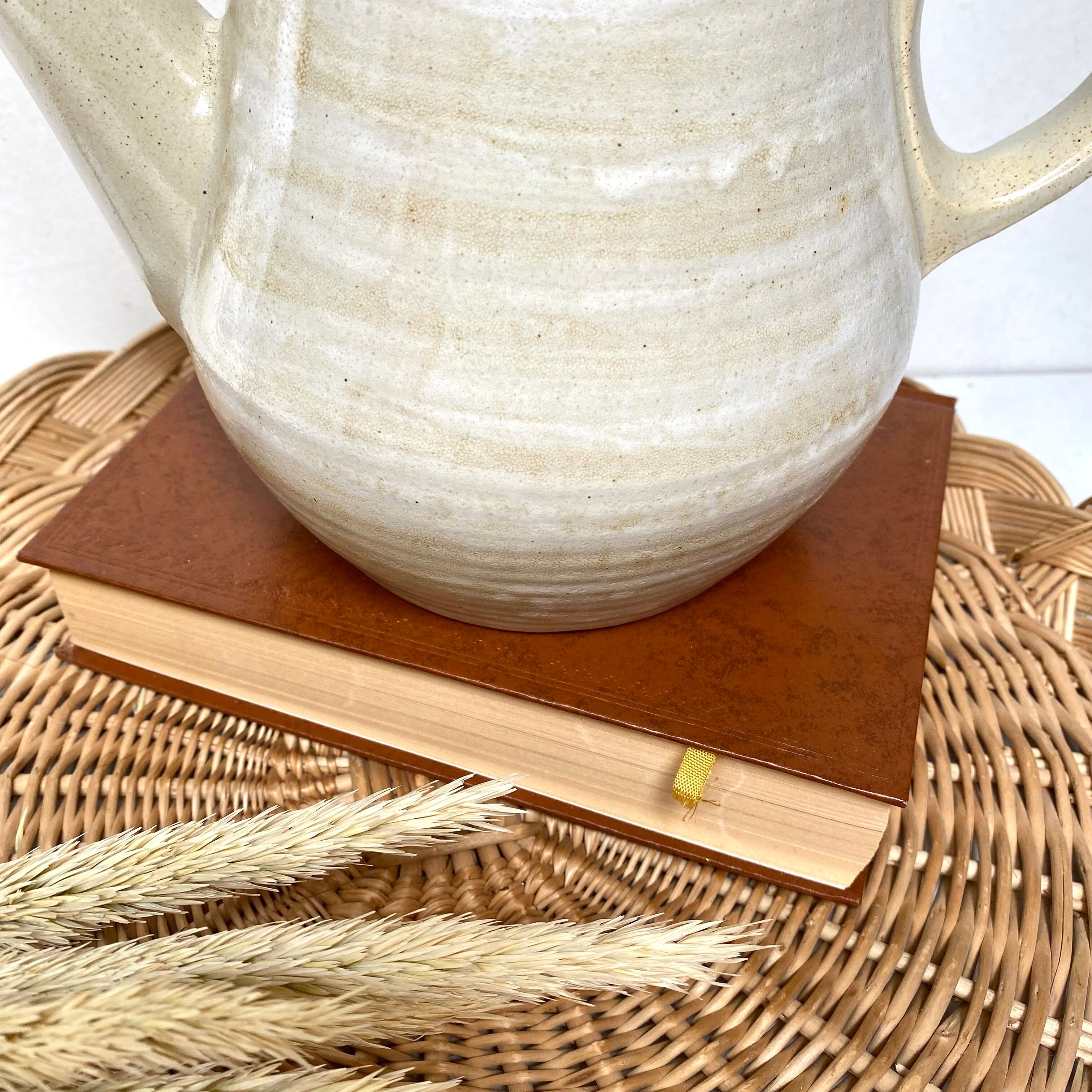 Vintage stoneware teapot