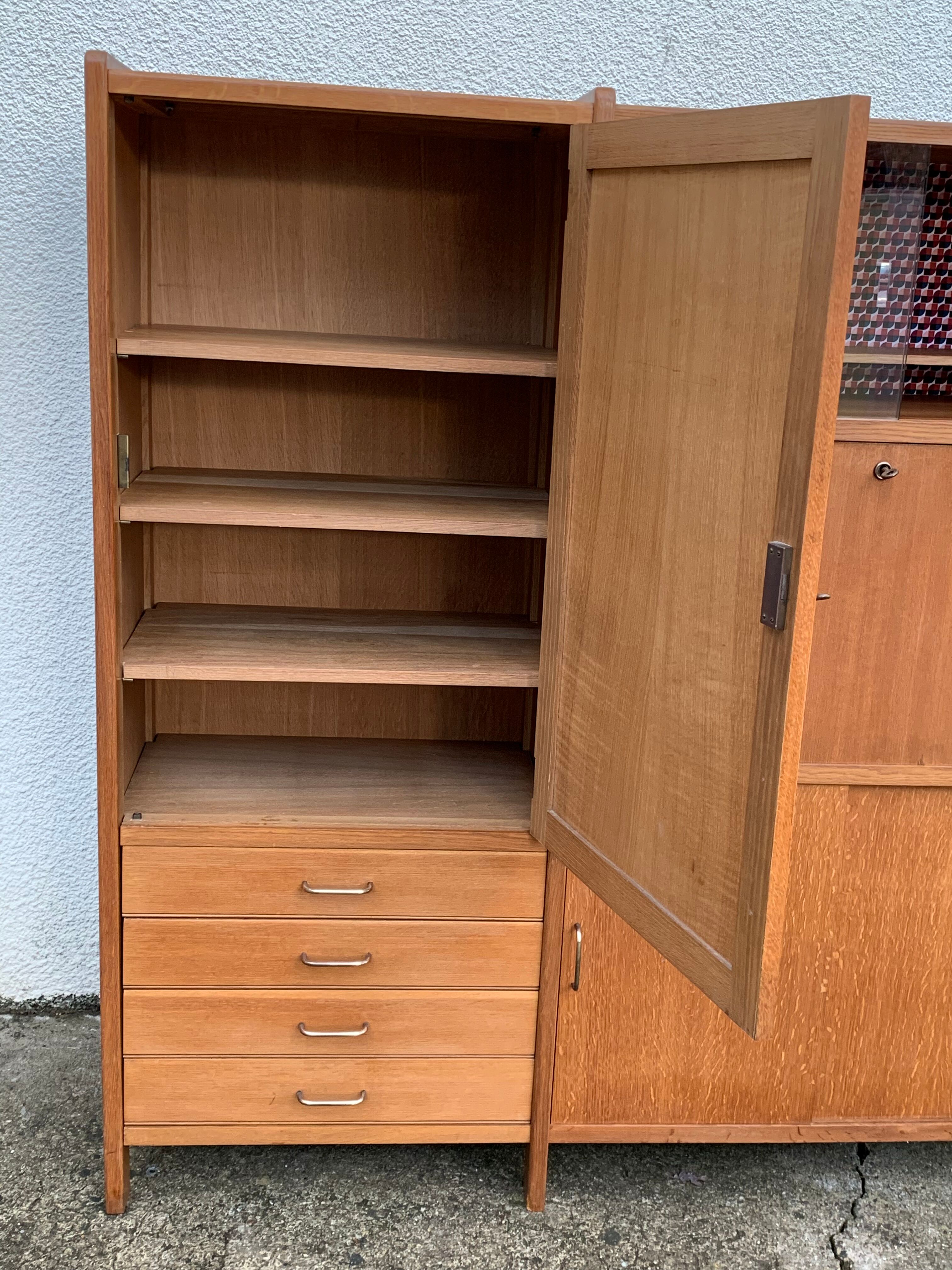 Armoire secrétaire vintage 1950