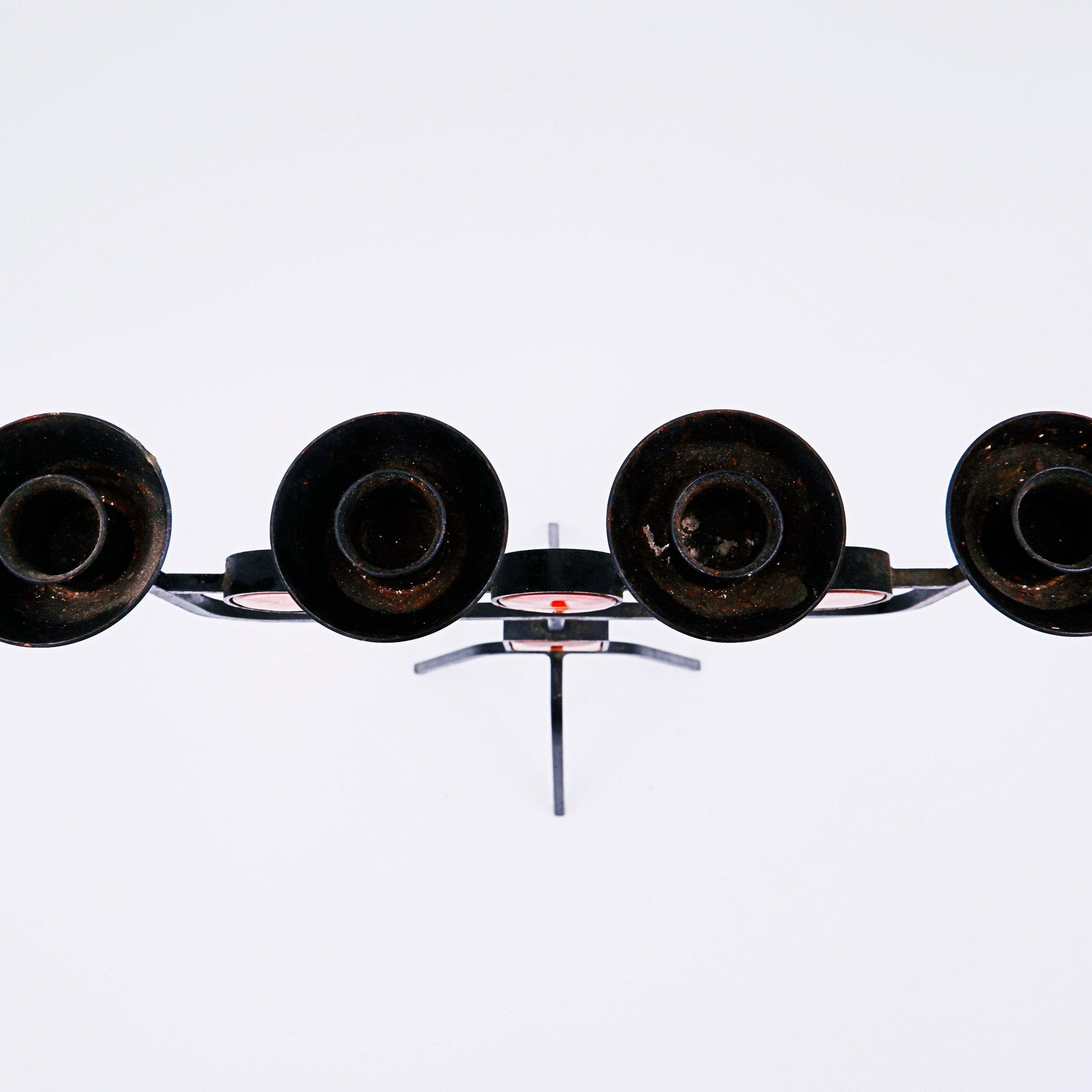 Swedish candlestick by Erik Hoglund and Hubbard Ander, 1960s