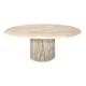 1970s travertine dining table
