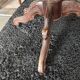 Oval table with marquetry top