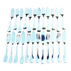 12 couverts à poisson