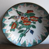 Chinese decorative plate brass-mounted