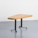 Free-form table by Charlotte Perriand, Les Arcs around 1986.