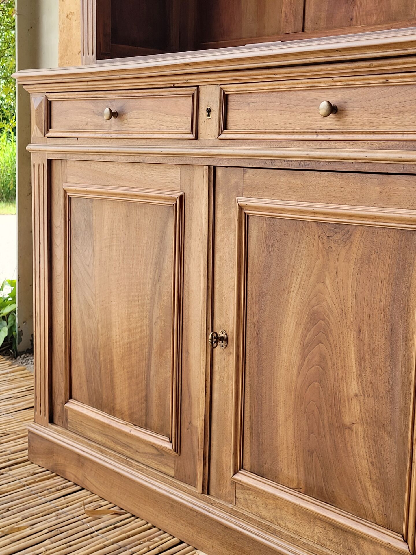 Solid walnut dresser - renovated