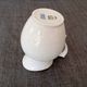 Covered sugar bowl and cream jug Royal Copenhagen 'White Fluted Half Lace'
