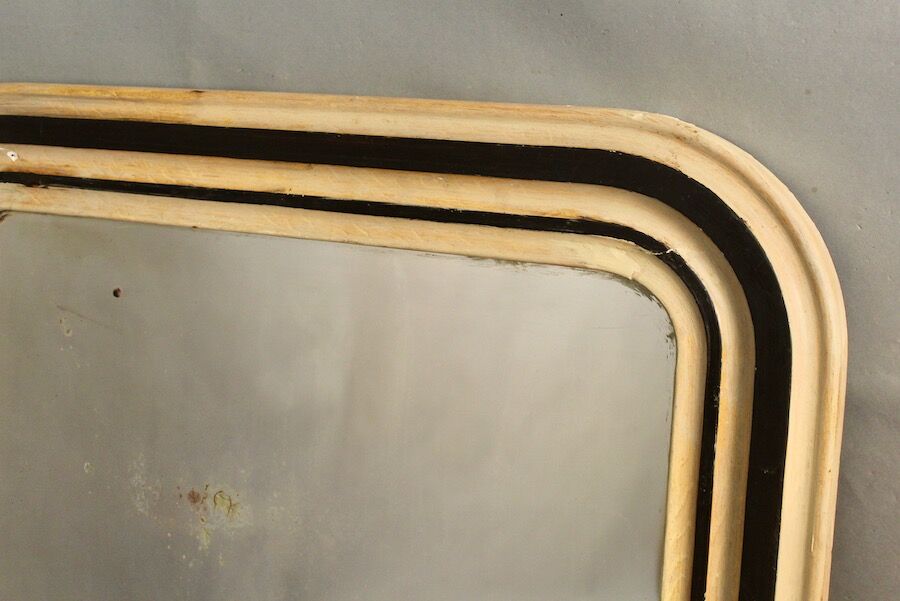 Mirror Louis Philippe Painted XIXth