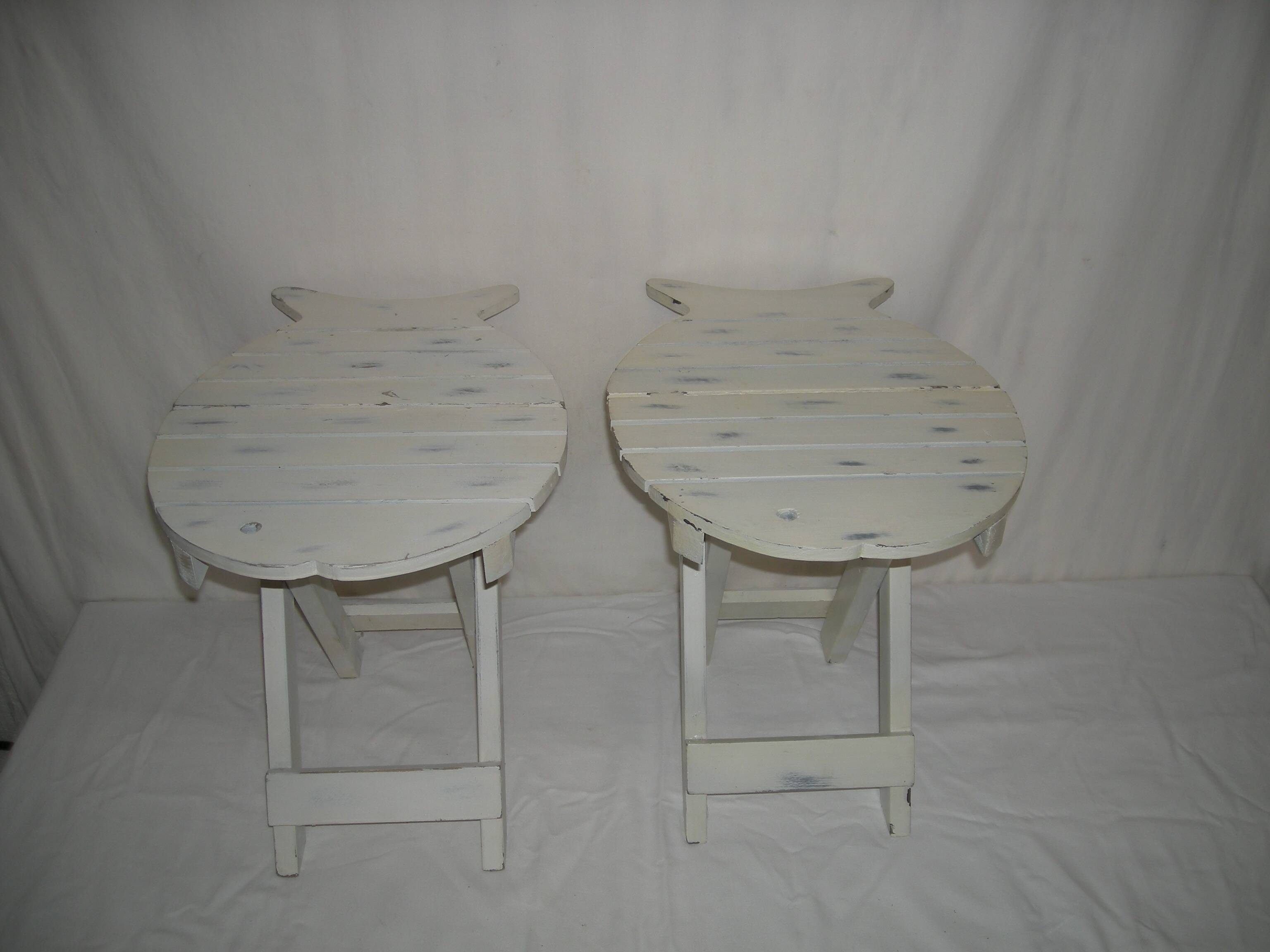 Pair of folding stools
