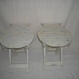 Pair of folding stools