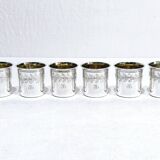 Hippolyte Fournerot - 6 Silver Liqueur Glasses