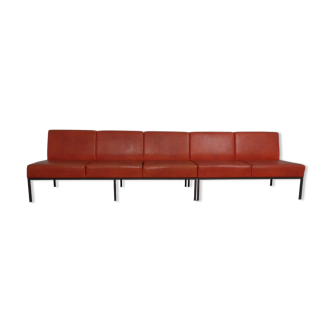Minimalist 2-Seater and 3-Seater Bench, Germany, 1960s, Set of 2