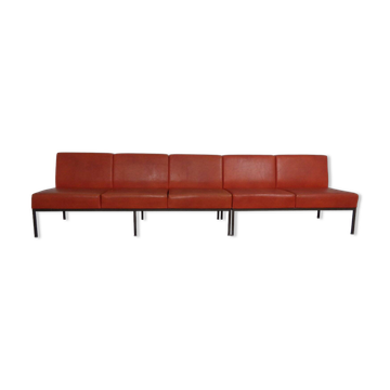Minimalist 2-Seater and 3-Seater Bench, Germany, 1960s, Set of 2
