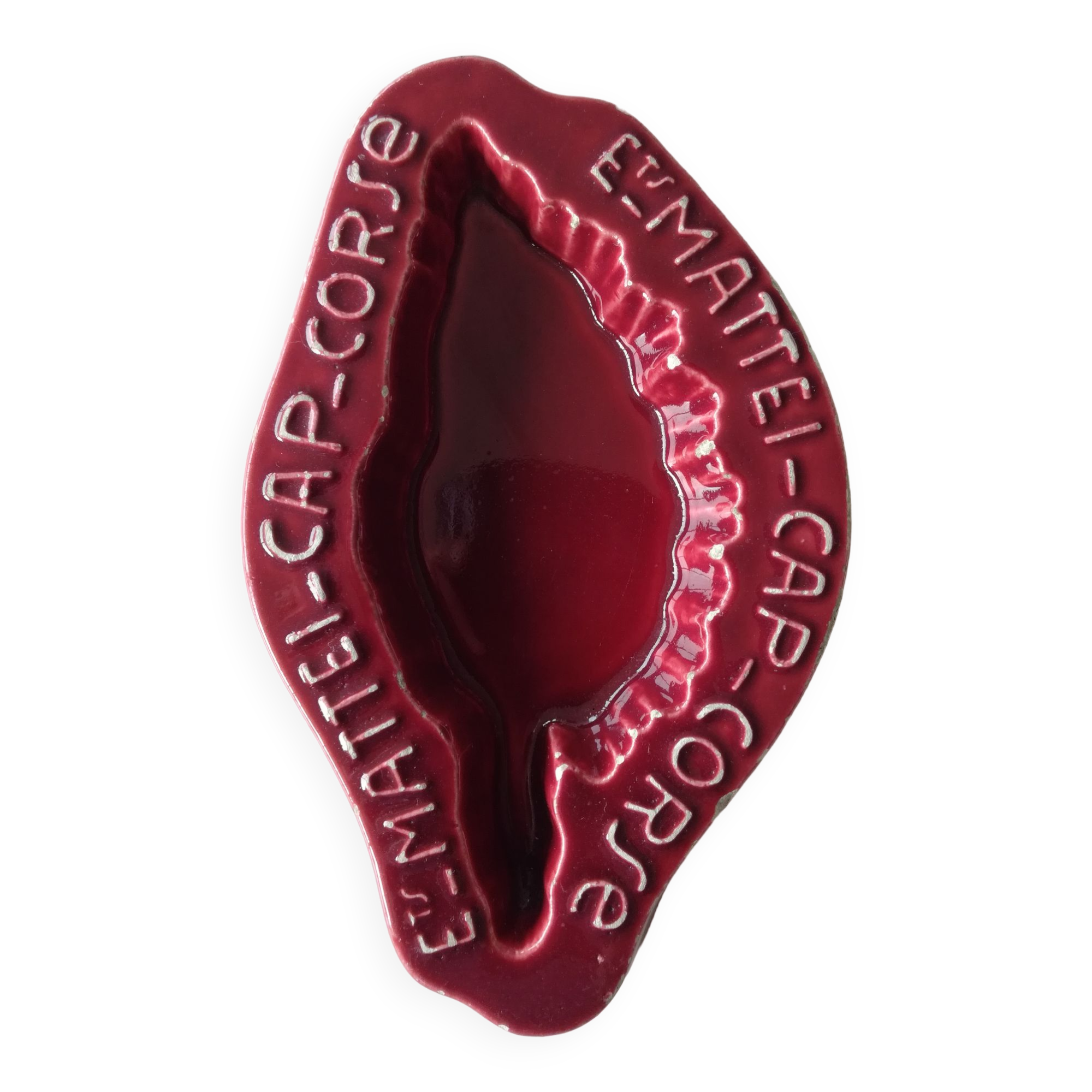 Advertising ashtray Cap Corse Ets Mattei