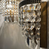 1970s brass pendant wall lights