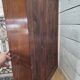 Late 19th century mahogany shop display cabinet.