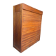 Vintage wooden cabinet / roller shutter cupboard / shelf