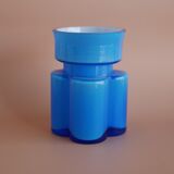 Mid-century modern Scandinavian art glass small vase by Po Ström for Alsterfors, Sweden