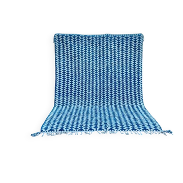 Tapis en laine 2.5/1.5 blue