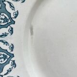 Round ironstone dish Rhodes, Longwy