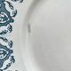 Round ironstone dish Rhodes, Longwy