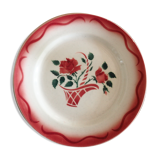 Lot of 10 plates to dessert Lunéville