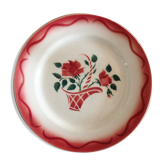 Lot of 10 plates to dessert Lunéville