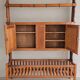 Two-body sideboard in solid oak – unique piece by a cabinetmaker – 1960s