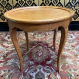 Louis XV cherry pedestal table